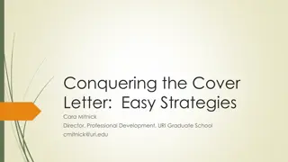 Mastering Cover Letters: Strategies for Success
