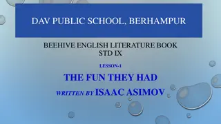 Exploring Isaac Asimov's 'The Fun They Had' and Future Education Systems