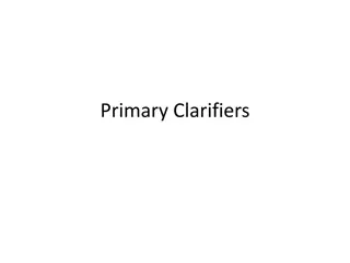 Primary Clarifiers in Wastewater Treatment