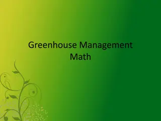Greenhouse Management and Temperature Control Guide