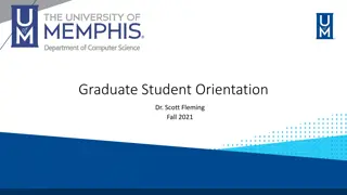 Graduate Student Orientation Fall 2021 - CS Department Overview