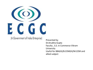 Export Credit Guarantee Corporation of India Ltd. Overview