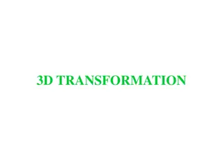 3D Transformations in Computer Graphics