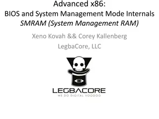 System Management RAM (SMRAM) in x86 Architecture