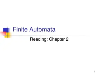 Deterministic Finite Automata (DFA) in Regular Language Theory