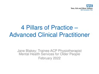 Advanced Clinical Practice Framework and Pillars of Practice