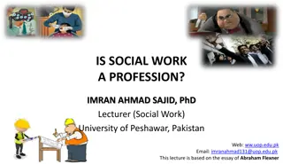 Social Work as a Profession