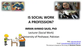 Understanding Social Work as a Profession