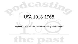 Evolution of American Immigration Attitudes: 1918-1968