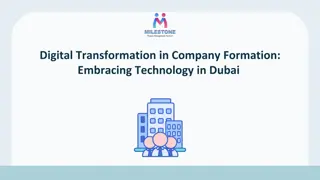 Digital Transformation in Company Formation: Embracing Technology in Dubai