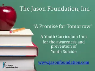 Youth Suicide Prevention Curriculum - A Promise for Tomorrow