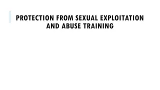 Comprehensive Training on Protection from Sexual Exploitation and Abuse