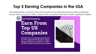 Top 5 Earning Companies in the USA