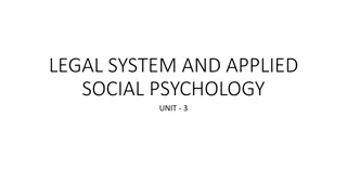 Understanding Criminal Behavior from a Social Psychological Perspective