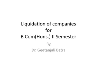 Liquidation of Companies: Procedures as per IBC 2016