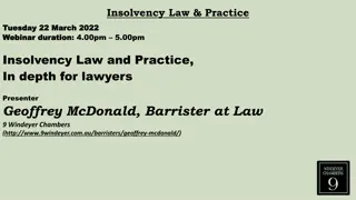 Insight into Insolvency Law & Practice: Webinar Overview