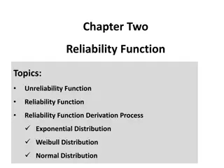 Reliability Functions in Data Analysis