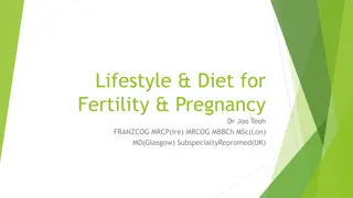Lifestyle and Diet Influence on Fertility and Pregnancy by Dr. Joo Teoh