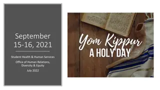 Yom Kippur: The Jewish Day of Atonement