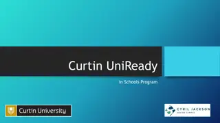 Curtin UniReady in Schools Program Overview