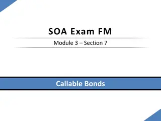 Callable Bonds in Bond Investments