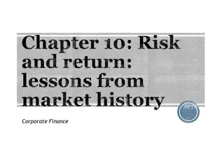 Risk and Return in Corporate Finance