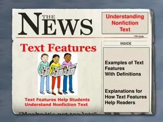 Text Features in Nonfiction Texts