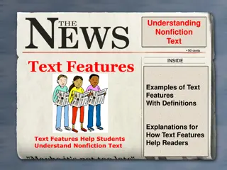 Understanding Text Features in Nonfiction Texts