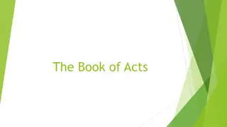 Understanding the Coptic Orthodox Church through the Book of Acts