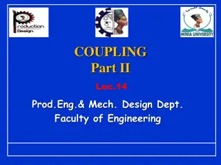 Design of Flange Couplings in Mechanical Engineering