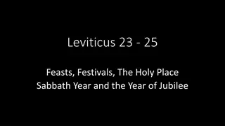 Understanding the Feasts and Festivals in Leviticus