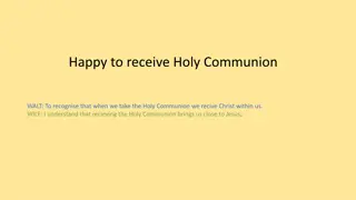 Significance of Holy Communion