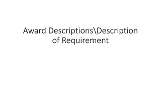 Guidelines for Writing Clear Award Descriptions in Federal Procurement Data System (FPDS)