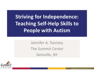 Teaching Self-Help Skills to Individuals with Autism