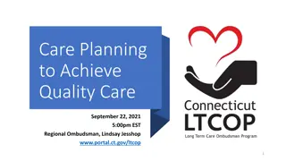 Basics of Care Planning for Quality Care in Nursing Homes