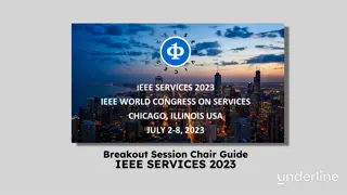 Guide for IEEE SERVICES 2023 World Congress Breakout Sessions