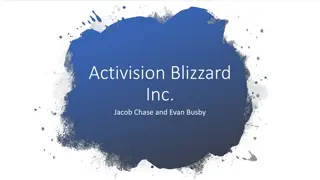 Analysis of Activision Blizzard Inc: Company Overview, Industry Insights, and Valuation