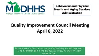 Behavioral and Physical Health Council Meeting Highlights