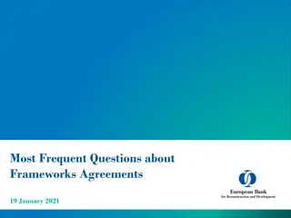 Framework Agreements in Procurement