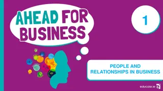 Understanding Relationships in Business: Stakeholders, Dynamics, and Cooperation