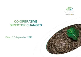 Governing the Changes in Co-operative Directorship