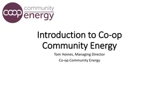 Exploring Co-op Community Energy Initiatives