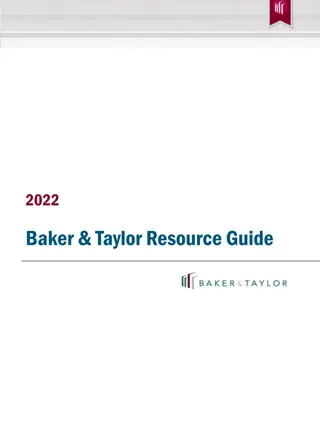 Baker & Taylor Resource Guide 2022