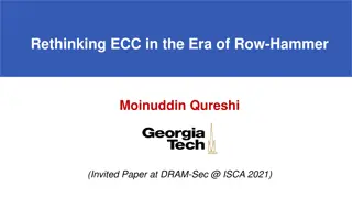 Rethinking ECC in the Era of Row-Hammer