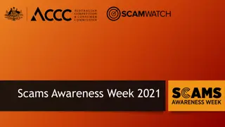 Scams Awareness Week 2021: Real or Fake Scam Radar Activity