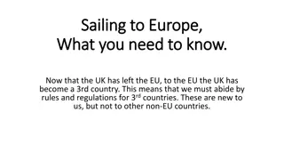Sailing to Europe After Brexit: Rules and Regulations for UK Boaters