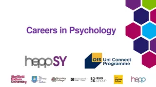 Careers in Psychology and Higher Education Options