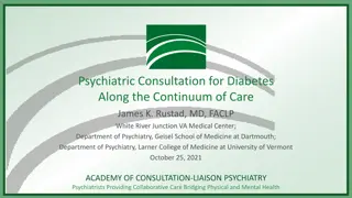 Psychiatric Consultation for Diabetes: Enhancing Care at the Intersection of Mental and Physical Health