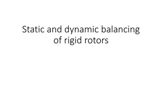 Rigid Rotor Balancing and Critical Speed