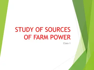 Overview of Farm Power Sources and Utilization in Agriculture